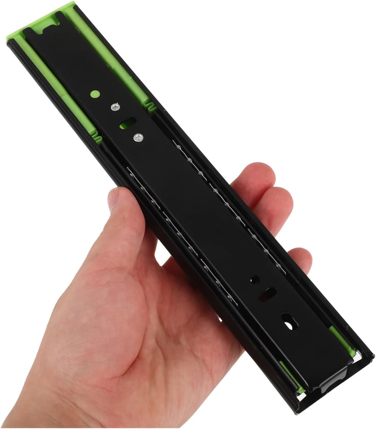 Heavy Duty Drawer Slides Buffer Track Guide Shelf Drawer Rails Glides Slides Bottom Mount 10Inch Smooth Ball Bearing