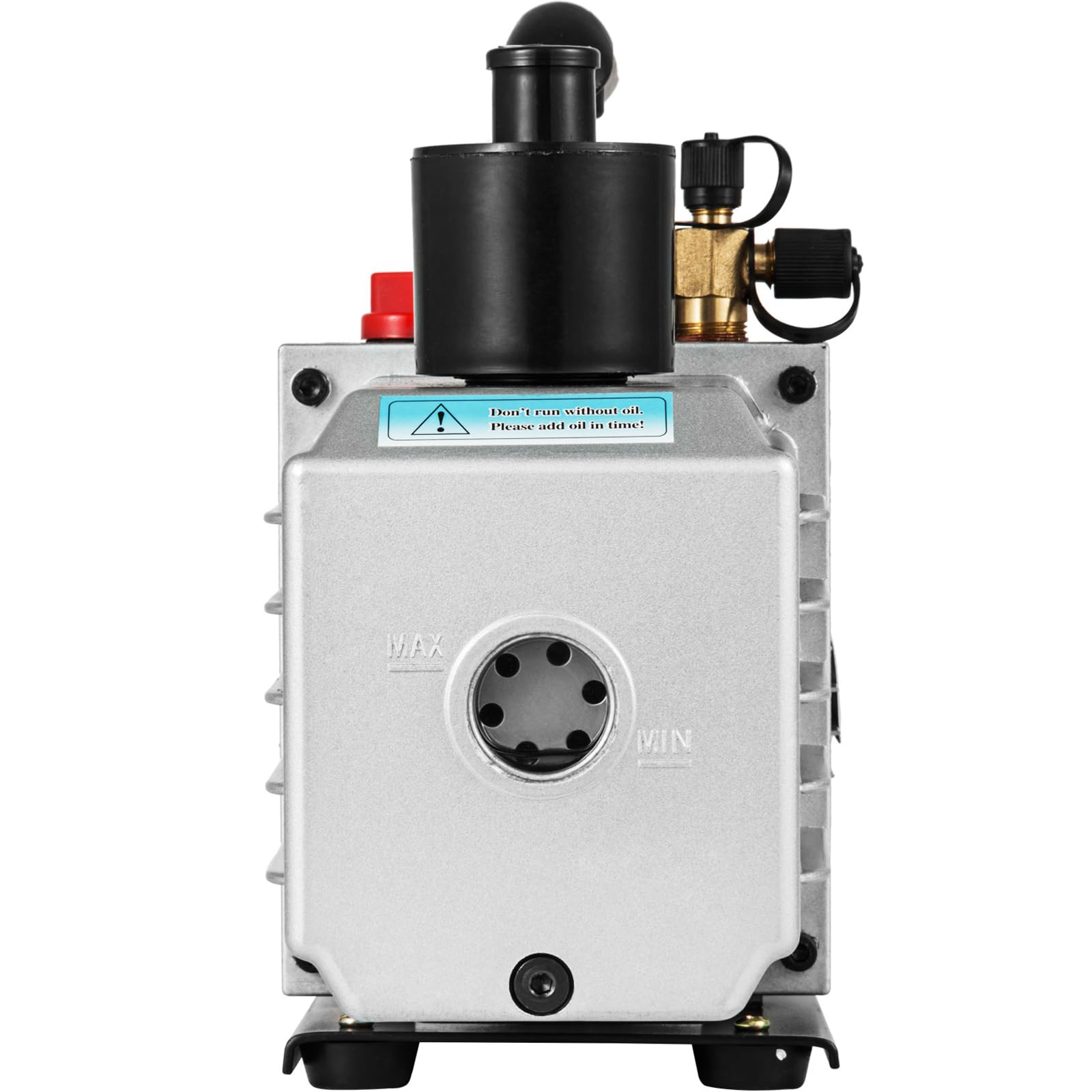 VEVOR Vakuumpumpe 8 CFM 3/4 HP Zweistufige Klimaanlagen-Vakuumpumpe 220V 0,3 PA Ultimatives Vakuum Kältemittel HVAC Werkzeug für Automobile Reparatur Vakuum Evakuierung