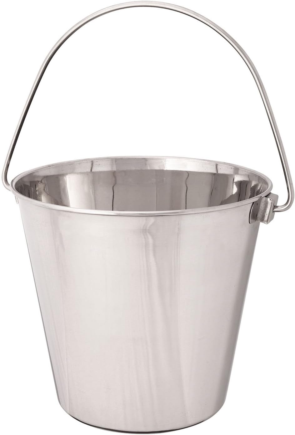 ProSelect Heavy Duty Stainless Steel Pails — Durable Pails for Kennels and Farms - 9¾", 9-Quart