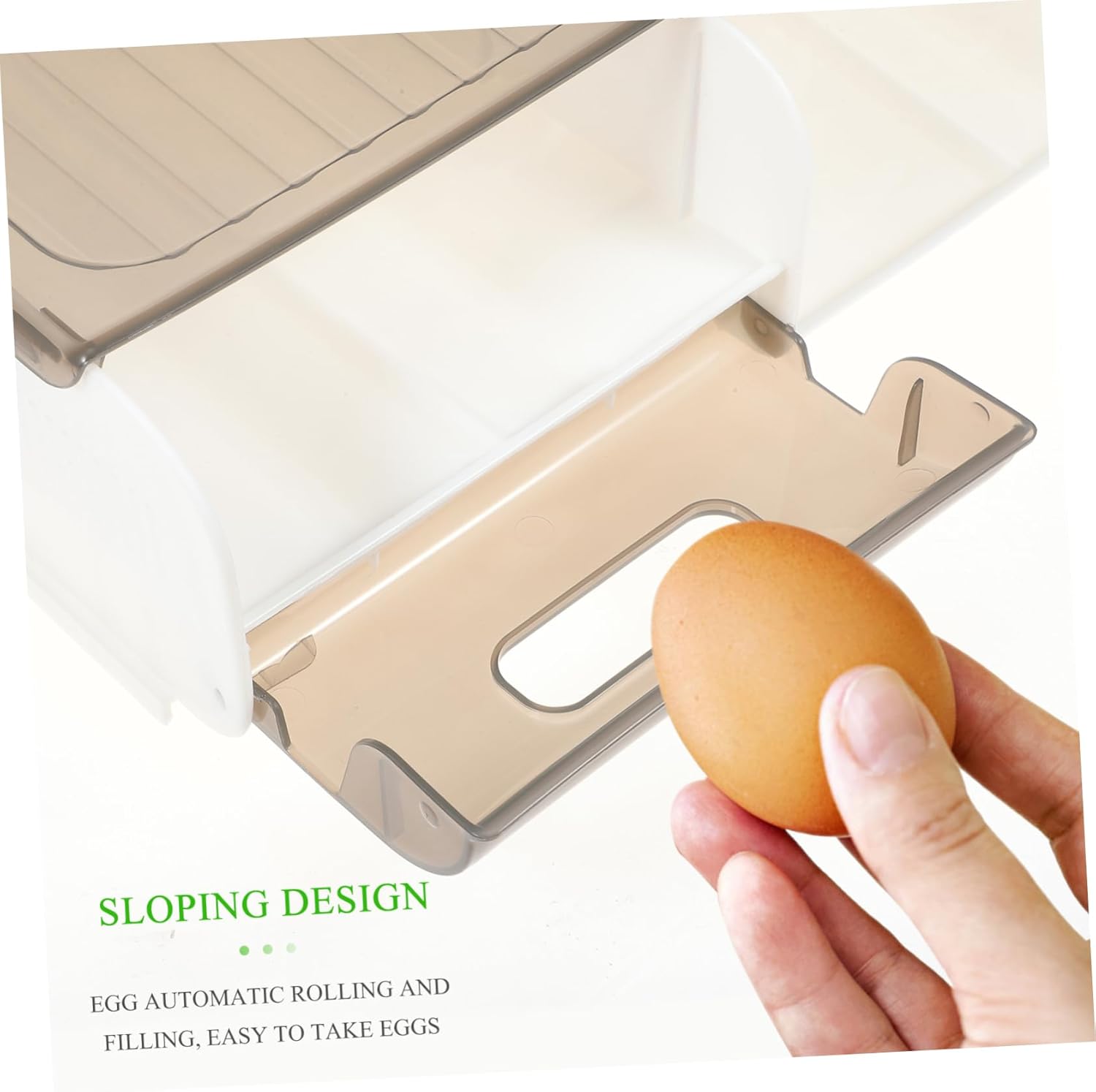 Egg Storage Box Egg Carton Household Storage Box Organizer for Refrigerator Multi-function Tray Thickened Tray