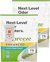 Vista 10 de Cat Breeze - Pellets de arena mejorados, aroma Active Clean, recarga de 7 libras con toallitas Aurora Pet Care