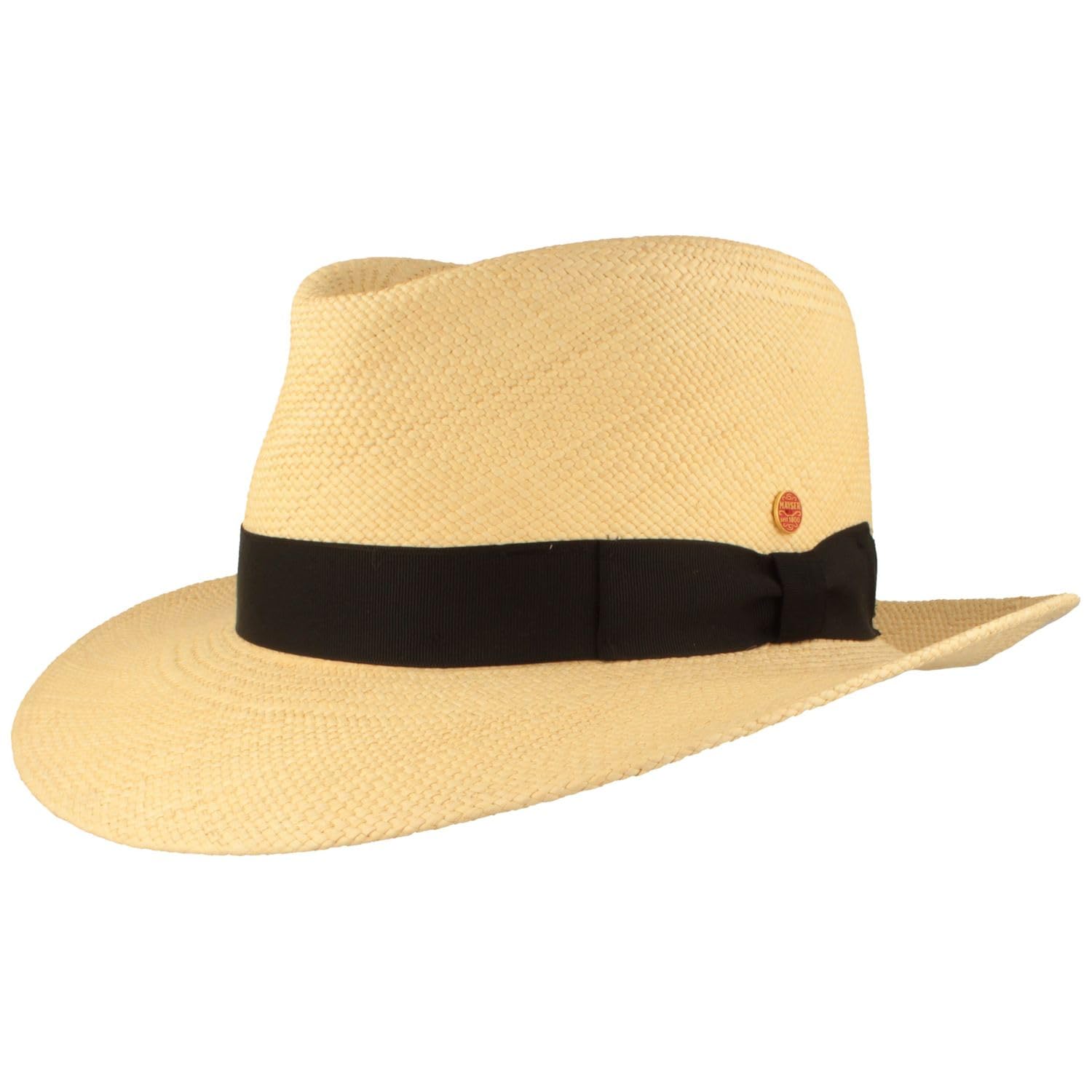 Mayser ORIGINAL Panama-Hut | Stroh-Hut | Sommer-Hut aus Ecuador - Traditionell Handgeflochten, UV-Schutz 80, Wasserabweisend, Bruchschutz - Bogart