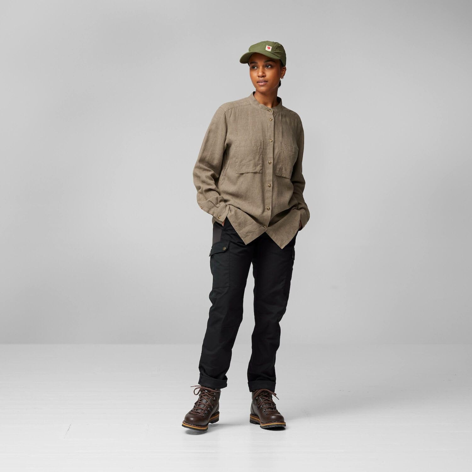Fjällräven Damen Övik Hemp Ls Shirt (1er Pack)