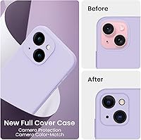 Vista 82 de FireNova Designed for iPhone 13 Pro Max Case, Silicone [Camera Protection] Phone Case with [2 Screen Protectors], Soft Anti-Scratch Microfiber Deep