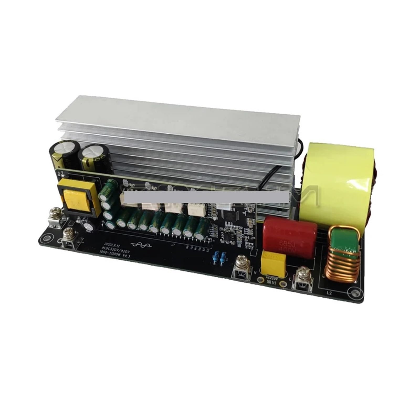5000W 6000W High-Power Pure Sine Wave Inverter Rear Stage Board Input DC320V-420V Output AC110-AC220V Pure Sine Wave(5000W with 4500W)