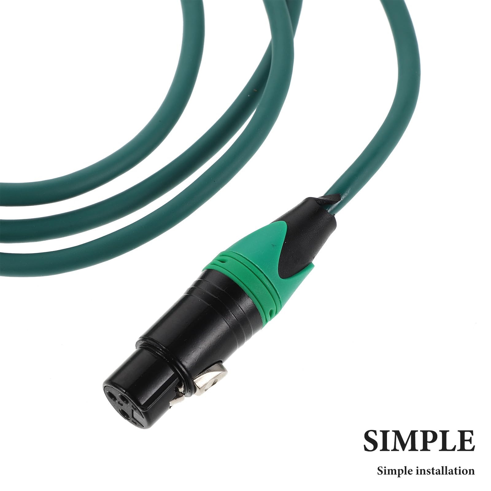 Yardwe Cavo 2 Pezzi Microfono Bilanciato Maschio-femmina Xlr 1, 8m