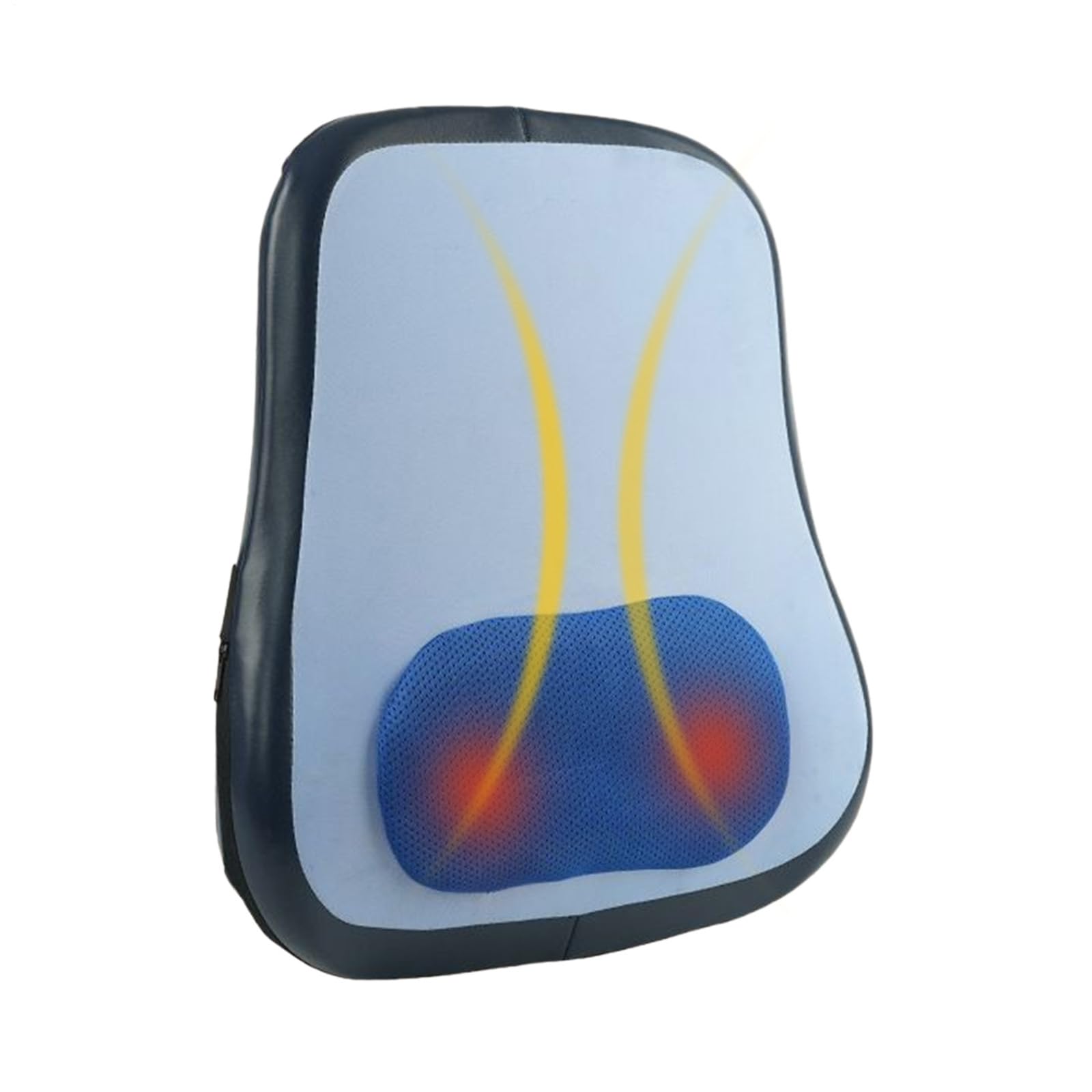 Masajeador De Espalda Cojín Masaje Eléctrico Almohada Soporte Lumbar