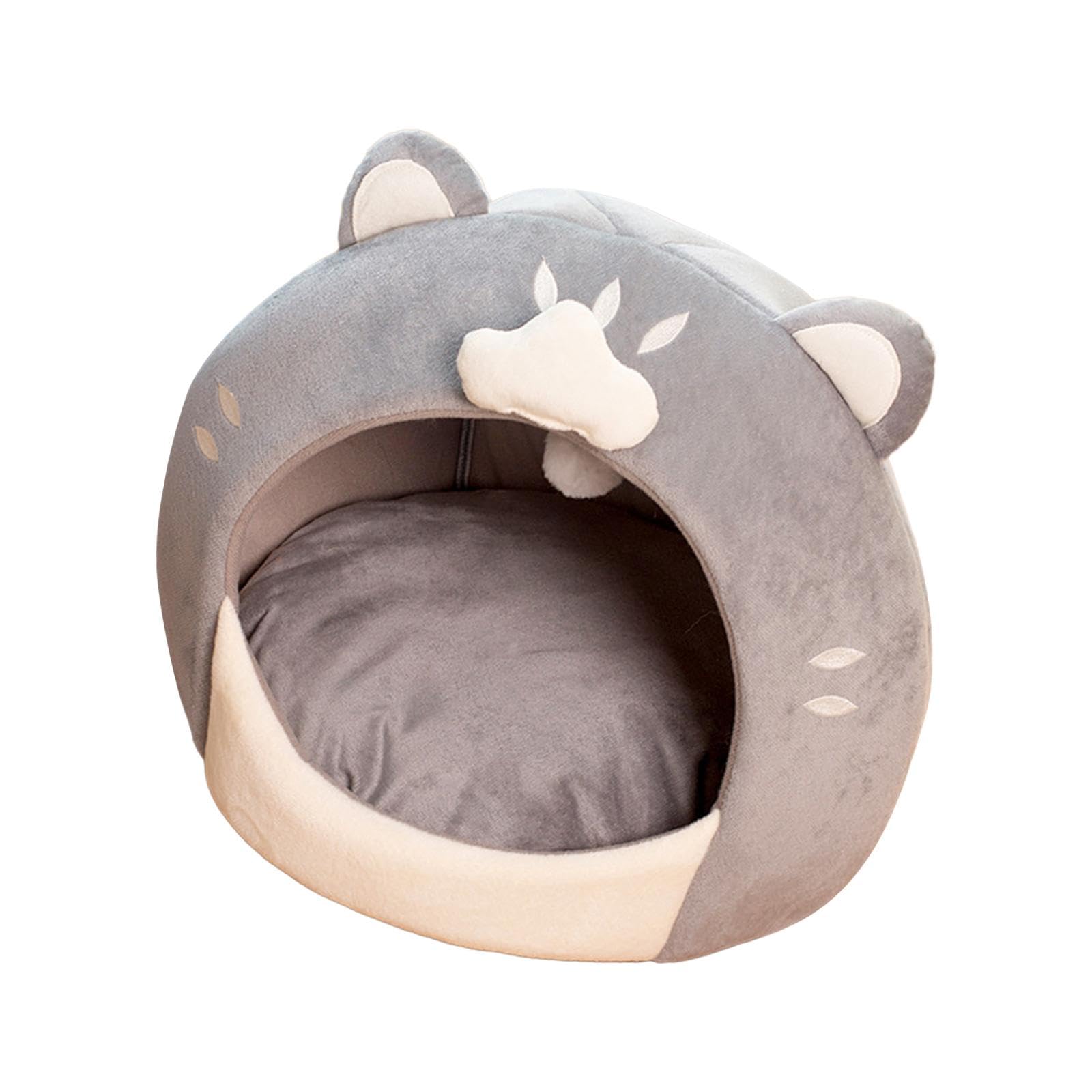 Letto in grotta for gatti Tenda for cuccia for gatti Capanna for gatti con palla in peluche Letti for gatti lavabili leggeri e facili da pulire for gatti da interni / 259