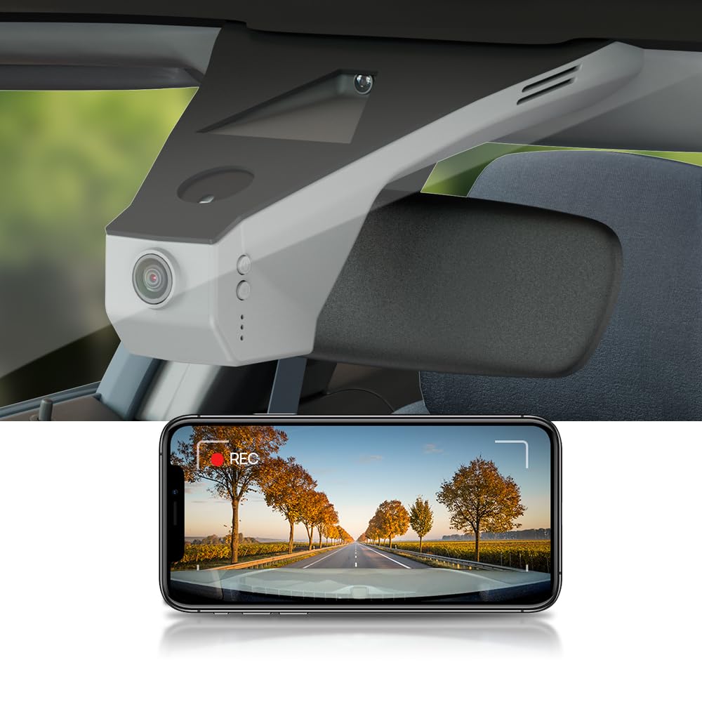 Fitcamx Dashcam 4K Compatibile con Opel Vauxhall Grandland, X 2018-2023 (HD2-D9500), OEM Cameras per Auto, 2160P UHD Video WIFI, G-Sensor, Registrazione Circolare, WDR, Plug&Play, Scheda da 64 GB