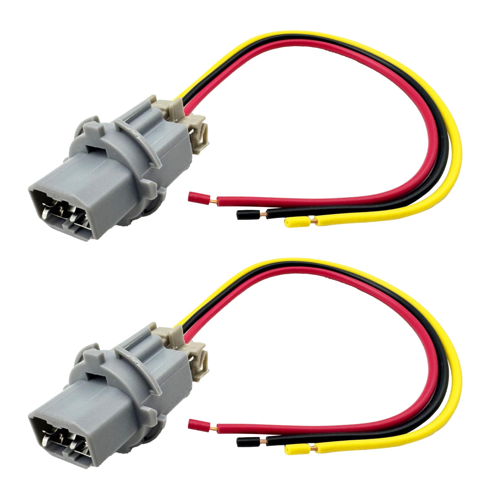 Memiuyelay 2Pcs Brake Light Socket &Female Wiring Harness Fit for Honda Accord Civic 1998-2015 Fit for Acura CL 2009-2013 Replace 33515-S50-003