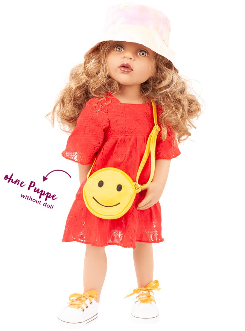 Götz 3403504 Combination Dress Redness - Doll Clothes Size XL - 5 Piece Clothing and Accessories Set for Standing Dolls 45-50 cm Götz 3403504 Combination Dress Redness - Doll Clothes Size XL - 5 Piece Clothing and Accessories Set for Standing Dolls 45-50 cm