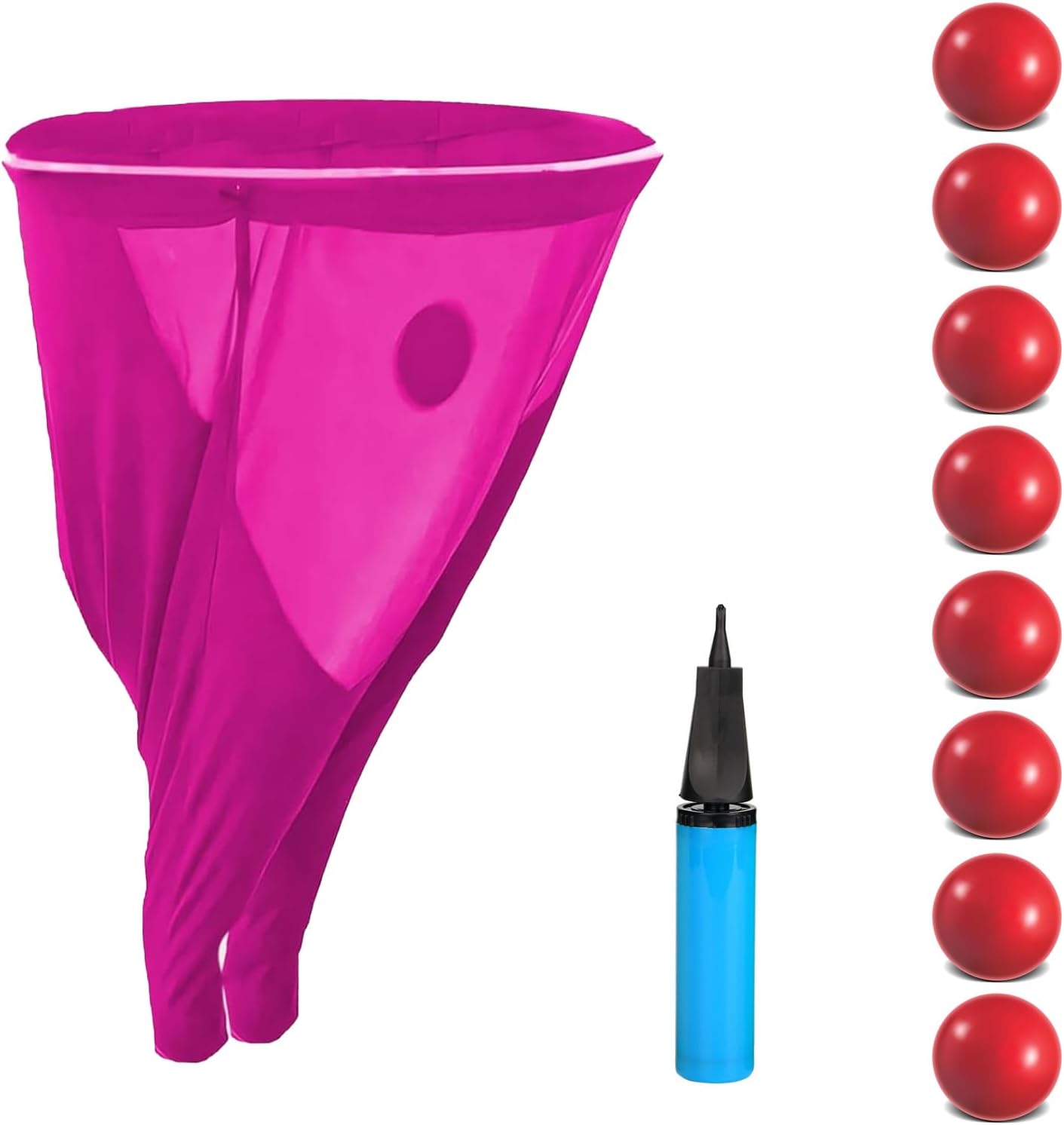 Granny Pants Yard Game Set - Giant Outdoor Party Game with 8 Bouncy Balls and Pump，Fun Family Reunion & Adult Yard Games for Groups