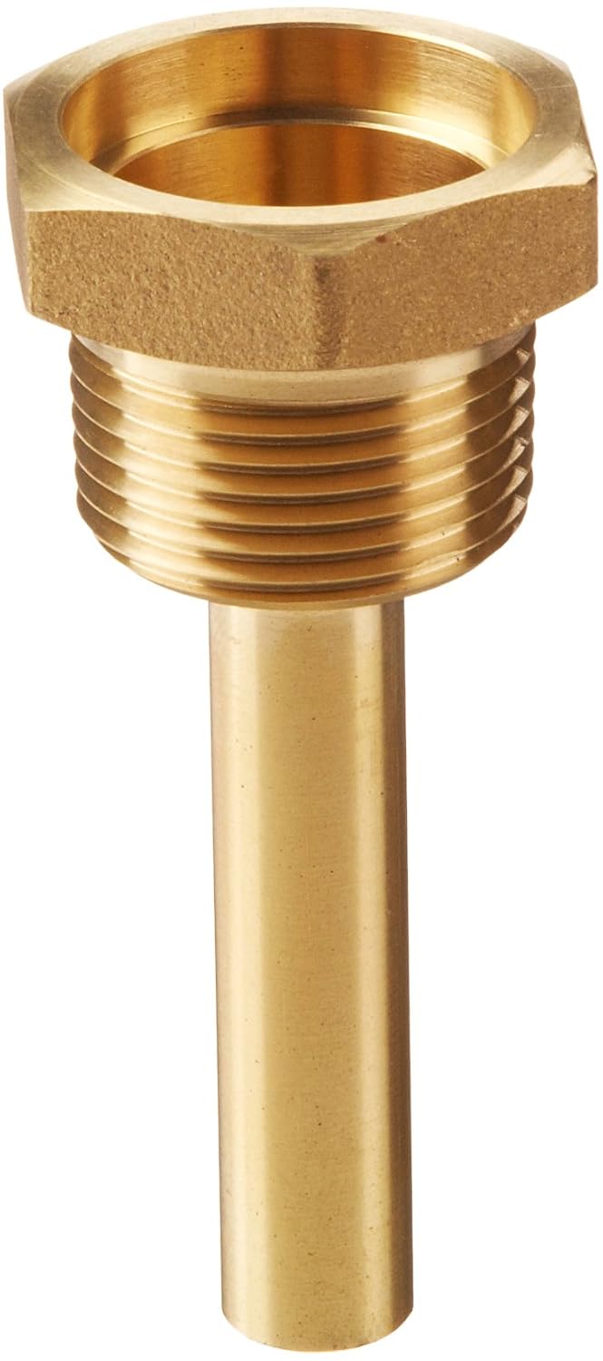 Trerice 764D2 Thermowells for Bimetals & Sensors, 3/4" NPT