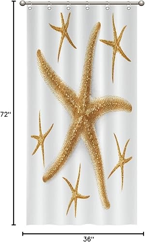 Miniatura 998 de Cortinas de ducha de baño con ganchos, 72 x 92 pulgadas, cortina de ducha de tela impermeable con diseño de flores y pájaros, cortina de ducha