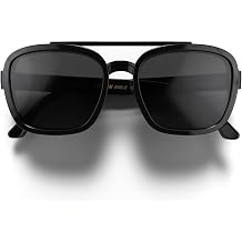 LONDON MOLE Kennedy sunglasses | Cool square shaped pilot style glasses | Mens Womens Unisex | Spring hinges