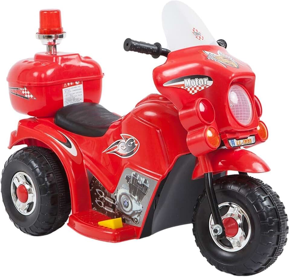Zippy Toys Mini Moto Elétrica Infantil - Com Bateria Recarregável; Recomendado Para Crianças Acima de 3 Anos; Suporta Até 30kg; Diversos Modelos; Diversão E Entretenimento Para Meninos E Meninas