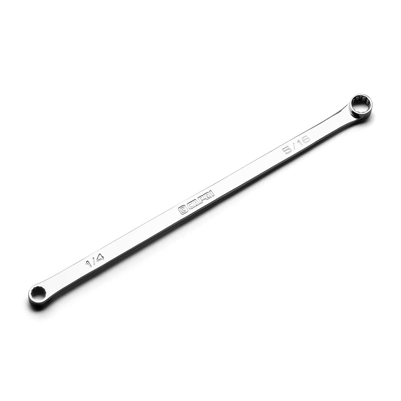 Chave Estrela Extra Longa Capri Tools 1/4 x 5/16 pol. (6,35 x 7,94 mm), 0° de Deslocamento, 12 Pontos CP11800-14516
