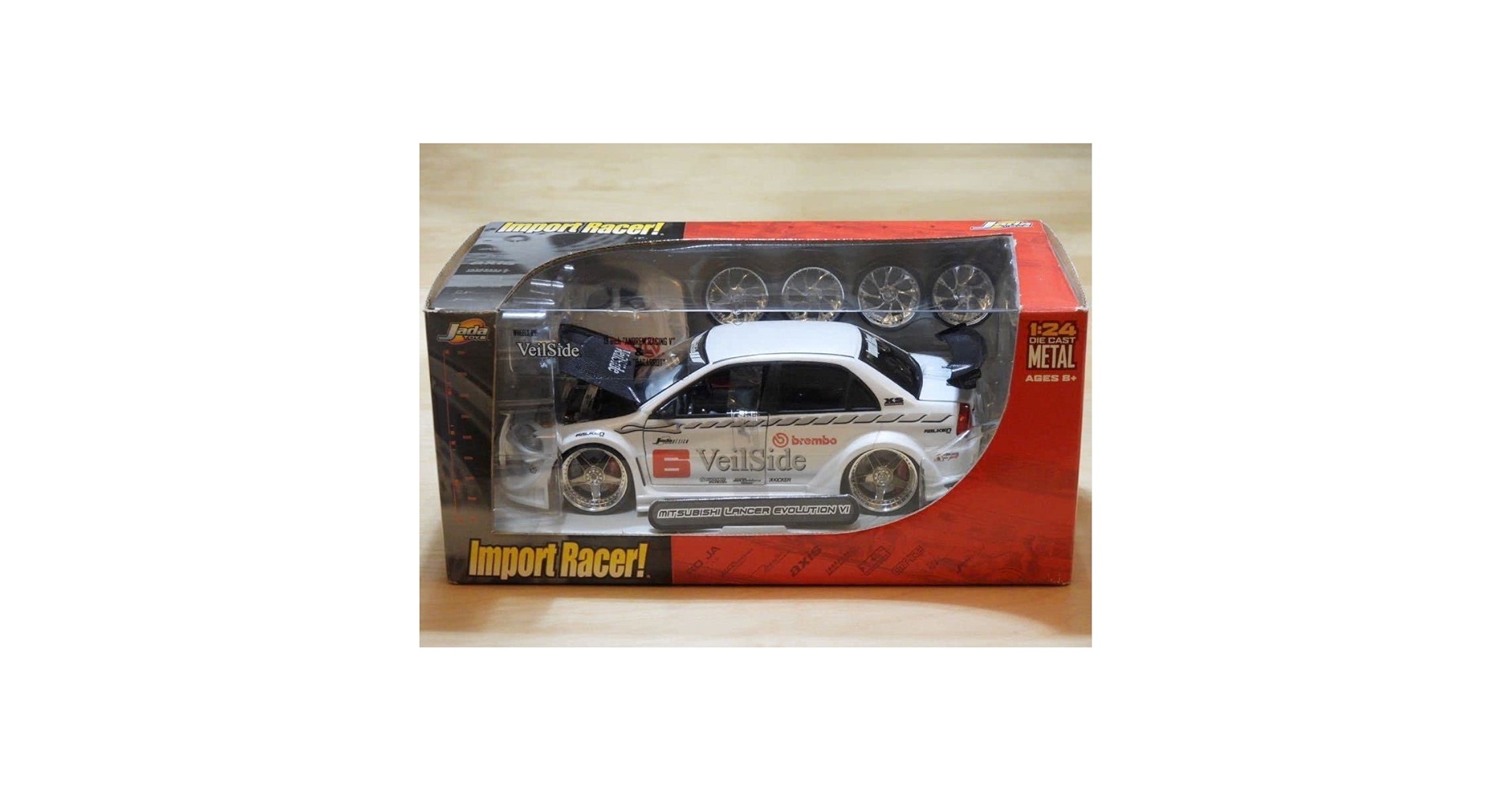 ミニカー jada toys 1/24 import racer Amazon | 未開封 JADA Toys 1/24 Import Racer! 三菱 ランサー