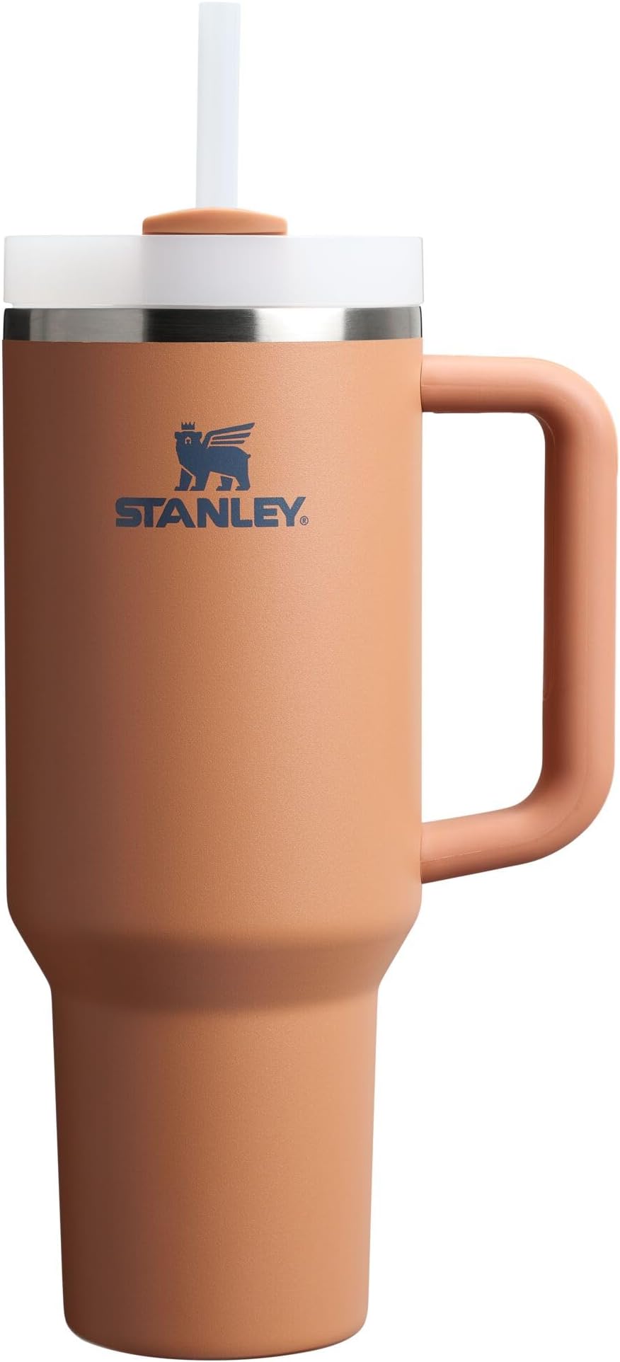 Stanley Quencher H2.0 Tumbler with Handle and Straw 40 oz Flowstate 3-Position Lid Cup Holder Compatible for Travel Insulated Stainless Steel Cup BPA-Free Toast