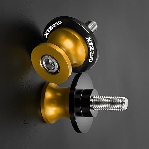 Miniatura 10 de Basculante CNC para motocicleta, carretes basculantes, tornillos deslizantes para Yamaha XTZ250 XTZ 250 2009 2010 2011-2020 (color  rojo)