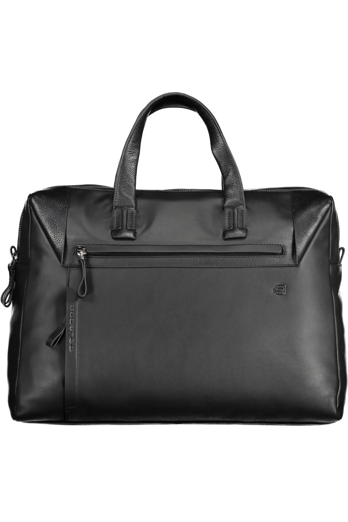 Porte-documents Piquadro Pan avec deux compartiments zippés en cuir pour ordinateur - 4