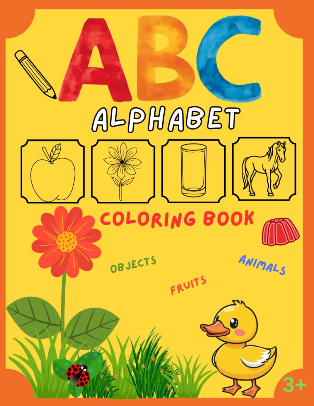 ABC ALPHABET: COLORING BOOK