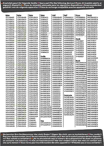 DEKAROX 2 x Kohlebürsten Motorkohlen 12,5x5x42mm 4,8mm AMP für Bosch Siemens 605694 00605694 für Waschmaschine wie iQ100 iQ300 iQ500 iQ700 VarioPerfect Logixx Classixx Avantixx Maxx Extraklasse