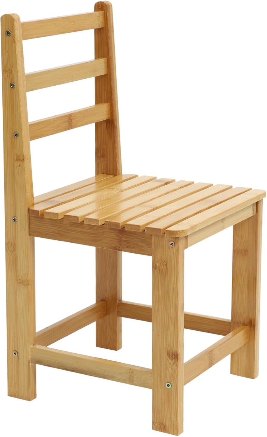 Ciieeo Small Stool for Living Room Boy Girl Bench Bamboo Stool Non-Slip Design