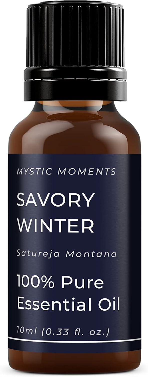 Mystic Moments | Savory Winter Essential Oil 10ml - Pure & Natural Oil for Diffusers, Aromatherapy & Massage Blends Vegan GMO Free