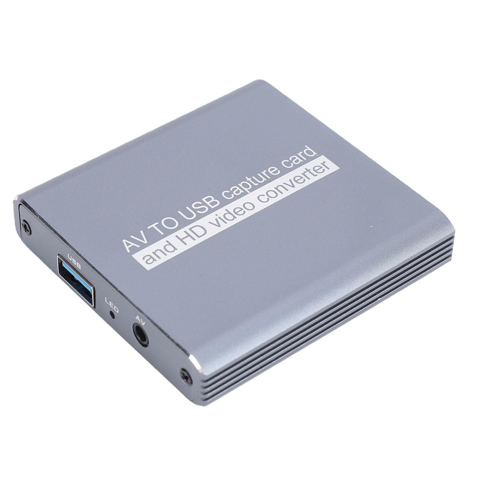 Convertitore da VHS a Digitale, Convertitore da AV a HDMI, Scheda di Acquisizione Video USB, per Videoregistratore Hi8 VHS in Digitale 1080P per PC, Vecchi Nastri in MP4