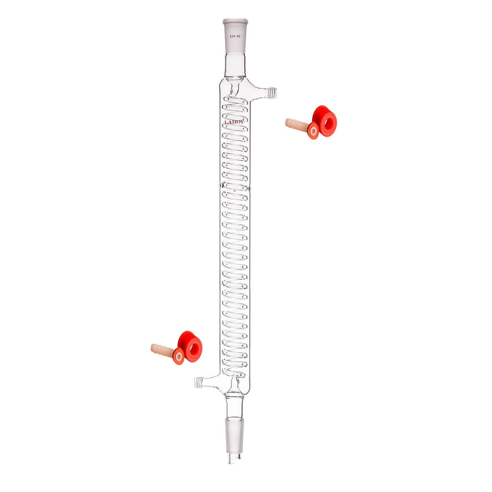 Laboy Graham Condenser, 400mm Jacket, 24/40 Joints, Removable Fittings