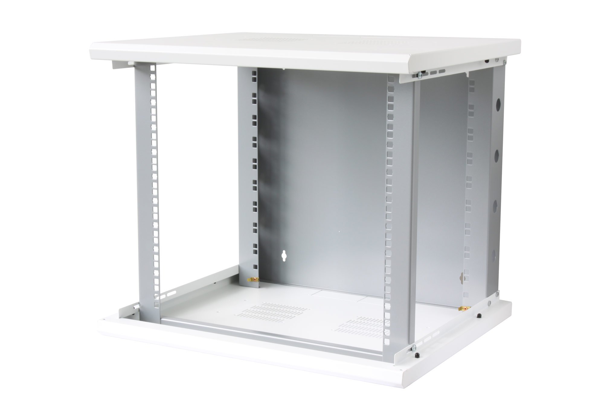 Techly Professional 105001 Armadio Rack 19" a Muro 10 unità Sezione Unica Prof. 500mm Bianco Bianco