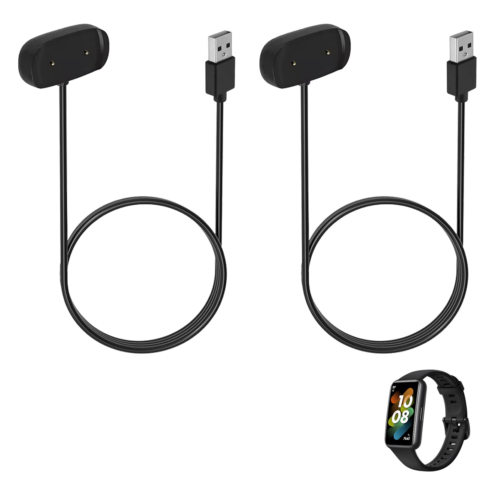 Câble Chargeur Pour Montres Amazfit - Compatible GTR 2, GTS 2, Bip 3, Pop, Zepp E/Z - 2 Broches 14mm