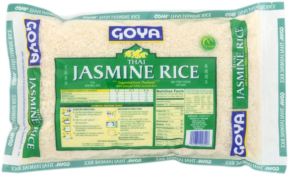 Goya, Thai Jasmine Rice, 5.0 LB (2-5 Lb Bags)