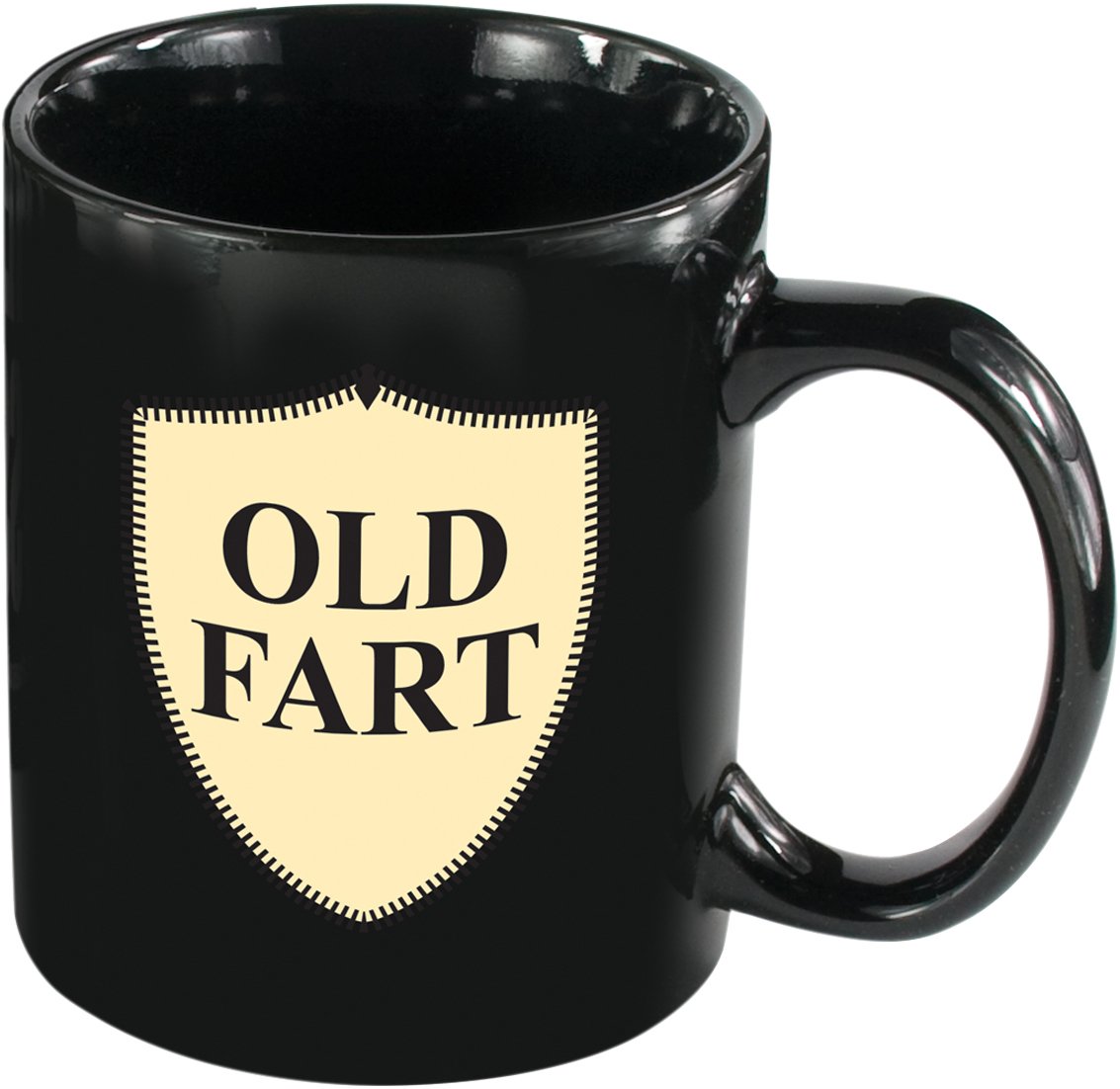 Spencer & Fleetwood Men's Black Old Fart Mug, Ceramic, 10 X 12 X 8.5 Cm, 0Hh151