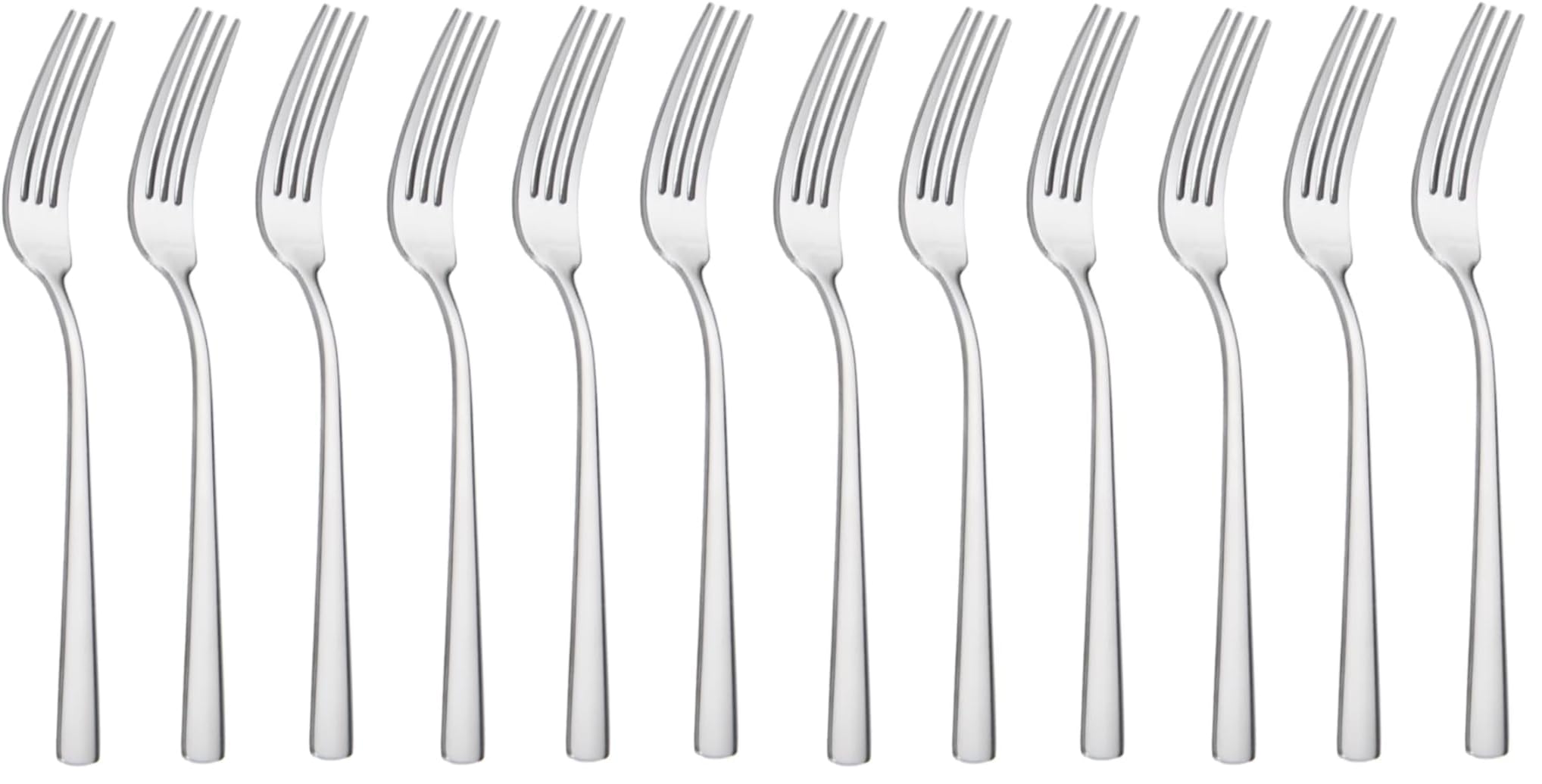Stainless Steel Dinner Forks - Set of 6 -6