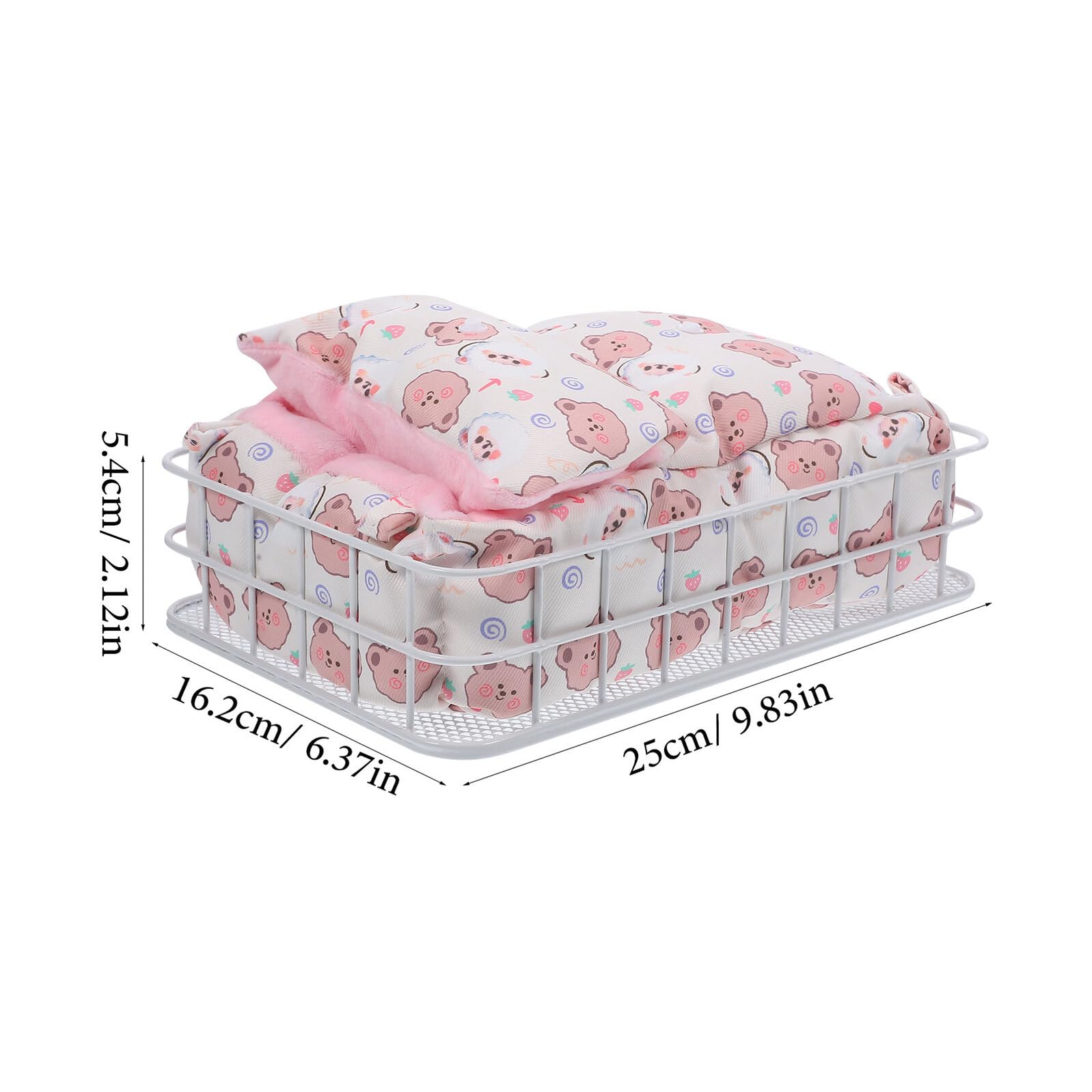 SHINEOFI Hängematte Warmhaltend aus Metall und Baumwolle für Kleintiere Geeignet als Schlafplatz Dicke Konstruktion und Rückzugsort für Meerschweinchen und Frettchen im Haustierkäfig