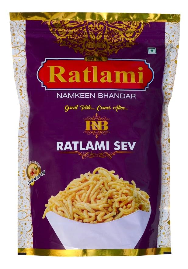 Ratlami Namkeen Bhandar, Ratlami Sev 1 KG | Ratlami Namkeen | Made with Ground Nut Oil | Midum Spicy Sev (B0D2GJPWM9) Amazon Price History, Amazon Price Tracker