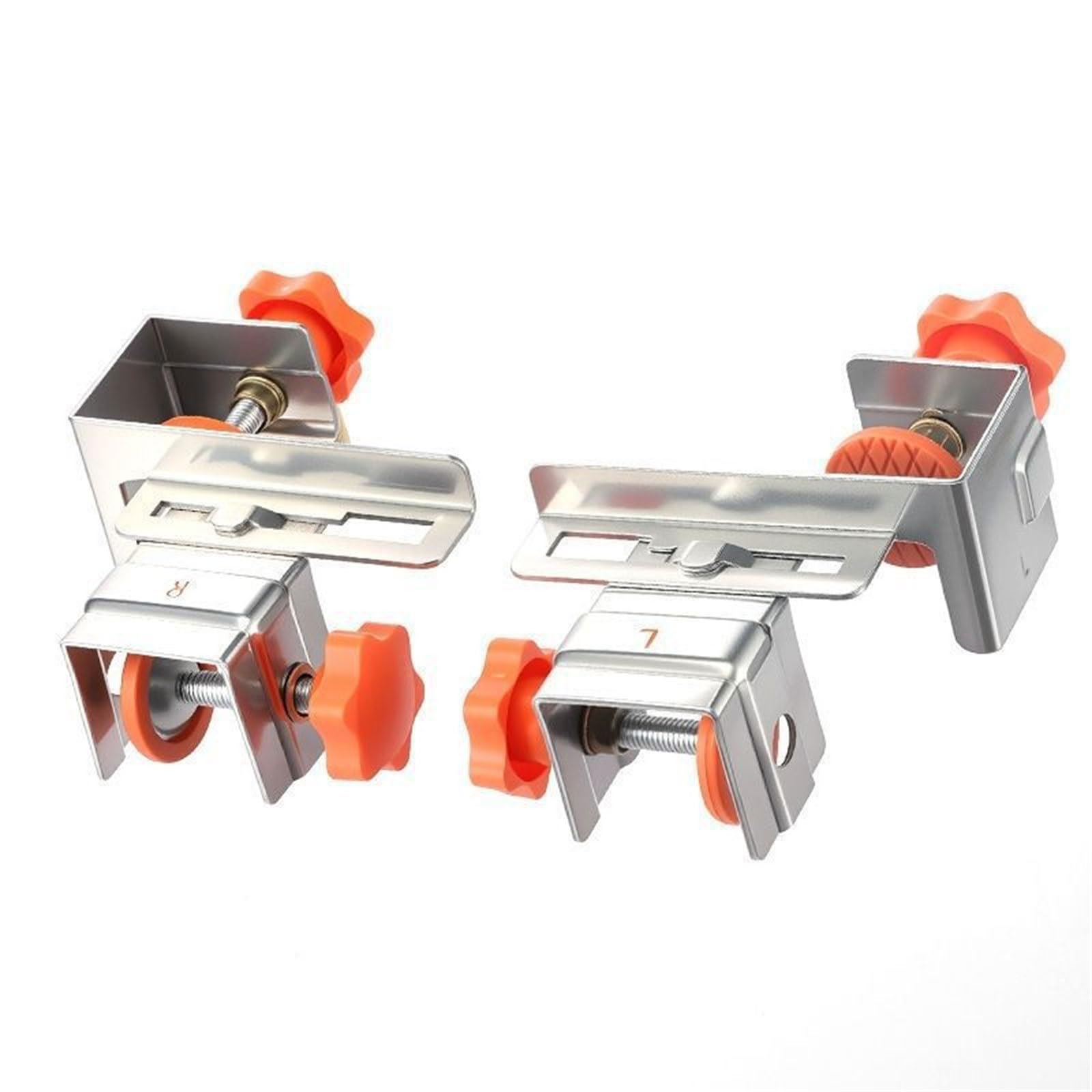 Tsophreniq Multicolor 1Pair Drawer Front Panel Installation Clamp Woodworking Fixing Clamp None Handle Cabinet Door Panel Mounting Jigs Drawer Front Installation