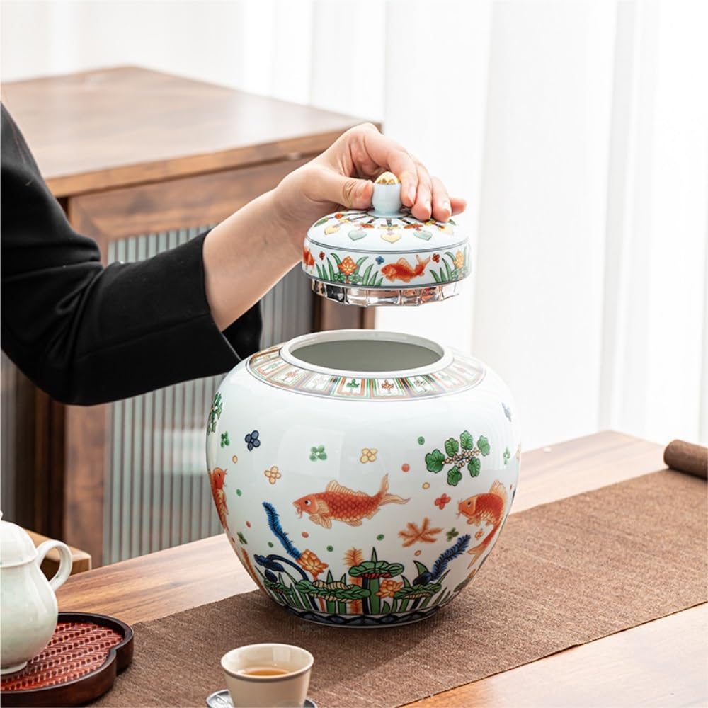 Słoik na cukier luzem pojemnik do przechowywania herbaty ceramiczny uszczelniony słoik o dużej pojemności zestaw retro pudełko na prezent pojedynczy słoik pudełko na herbatę