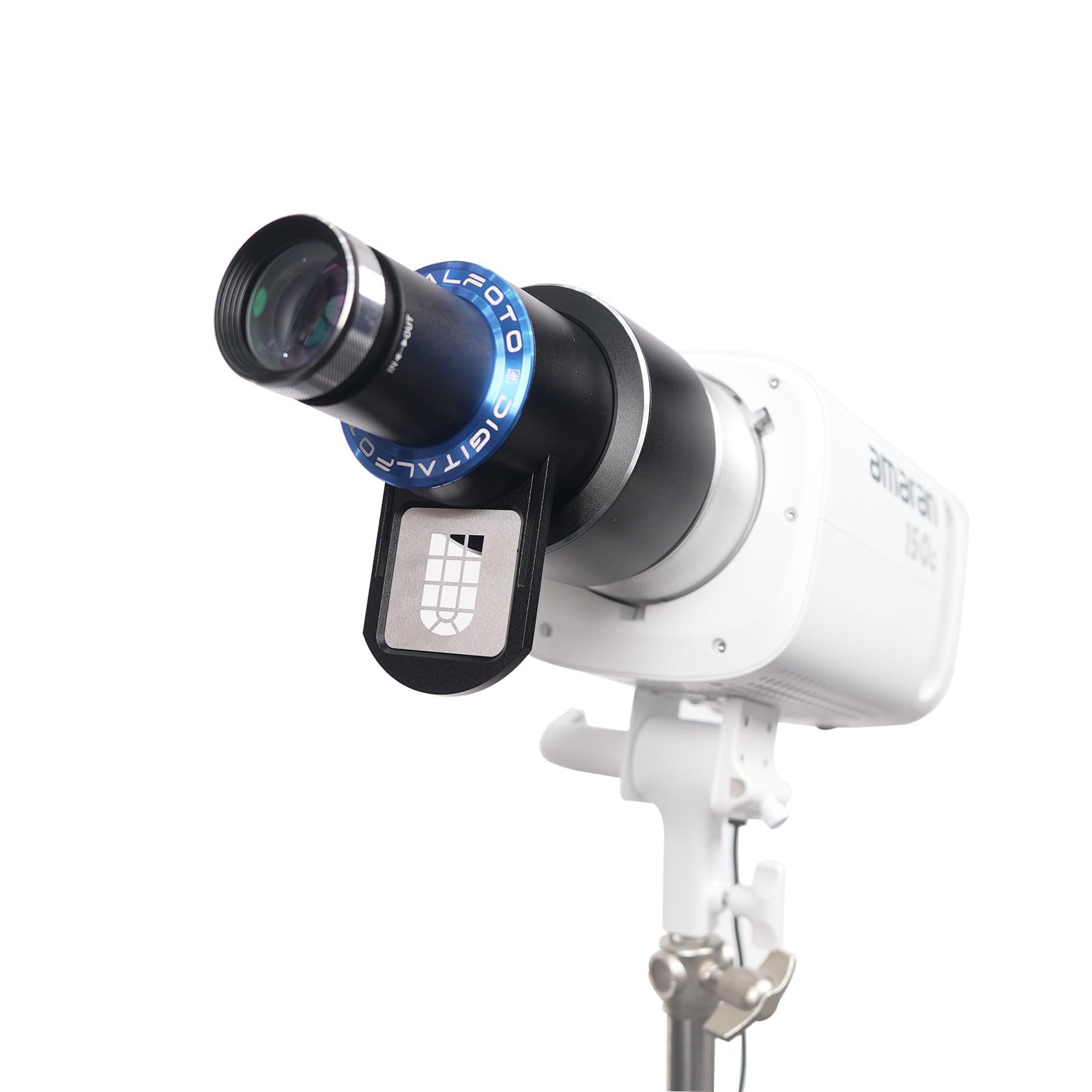 DF DIGITALFOTO Optical Snoot Bowens Mount Gobo Projector With 39 Gobos For Photography Spotlight, Compatible With Aputure Amaran 100X/D 200D/X, Godox SL60, Nanlite FS150B - View #2