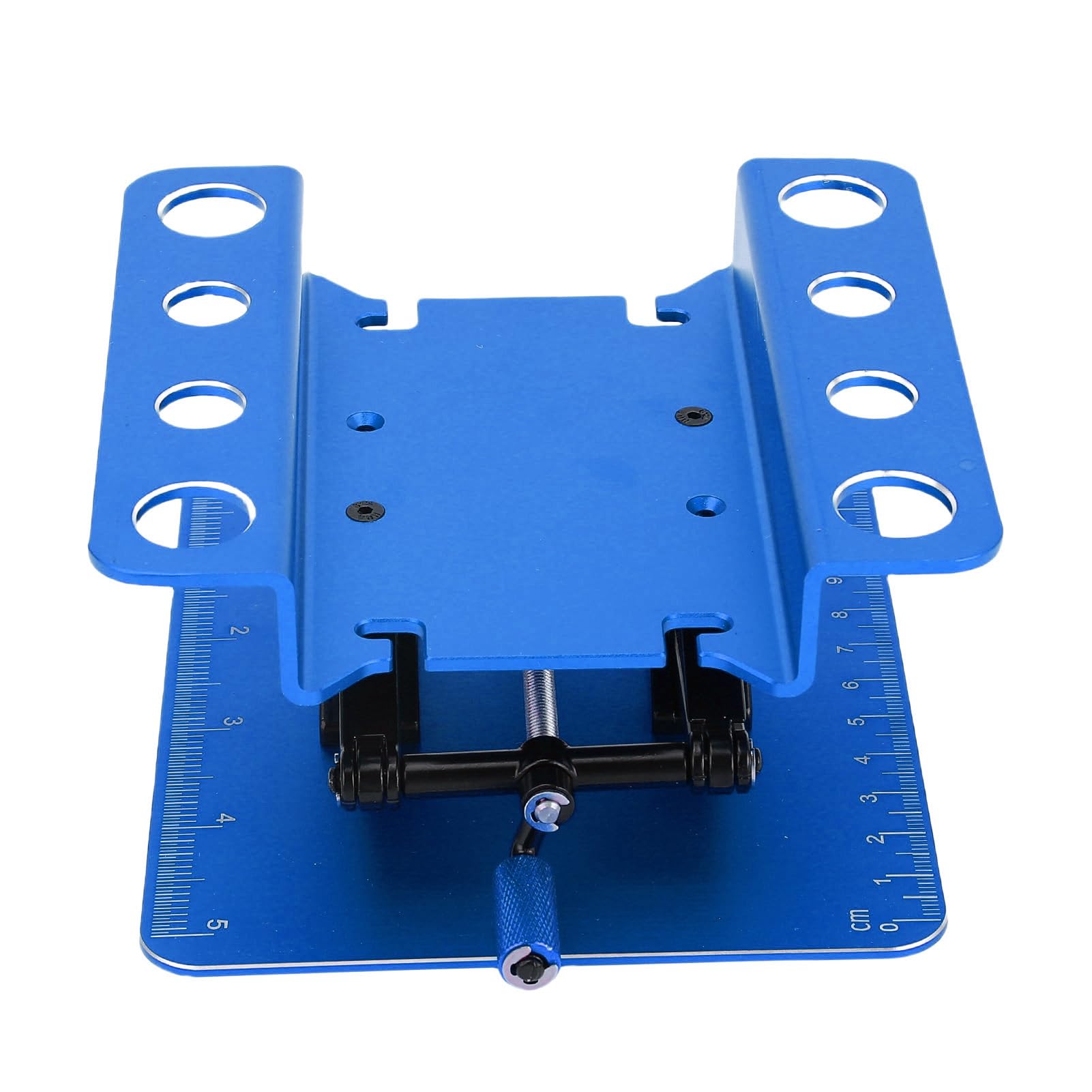 Bediffer Soporte de Reparación de Automóviles RC Estación de Trabajo Inferior con Elevación de Ajuste de Conveniente para Automóviles RC 1/8, Estructura de Manivela para Mantenimiento y Exhibición