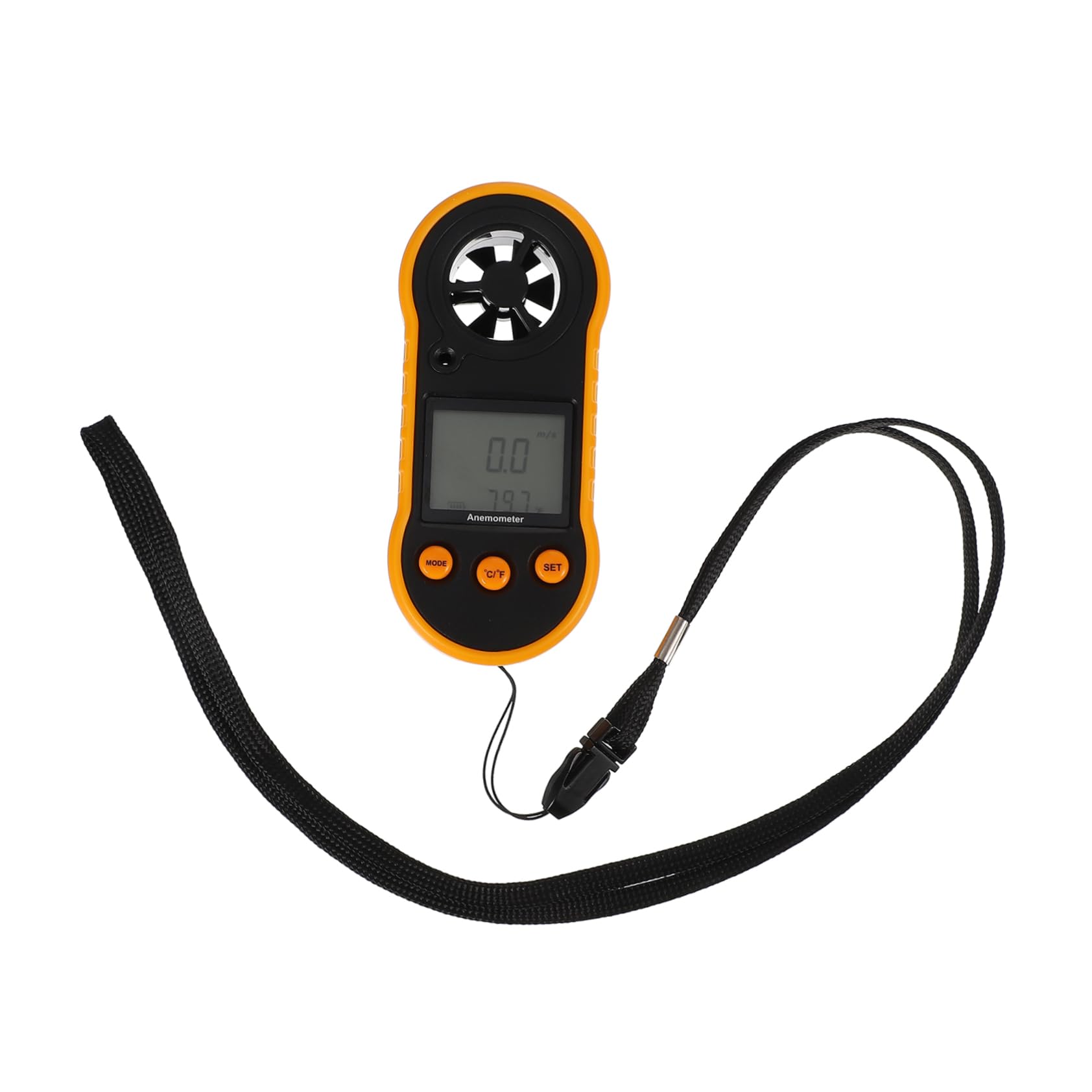 BESPORTBLE 2 Pièces Anémomètre numérique mesure de la vitesse de l'air compteur de mesure d'air anemometre portable anémomètre portable de la vitesse du vent ventilateur Plastique