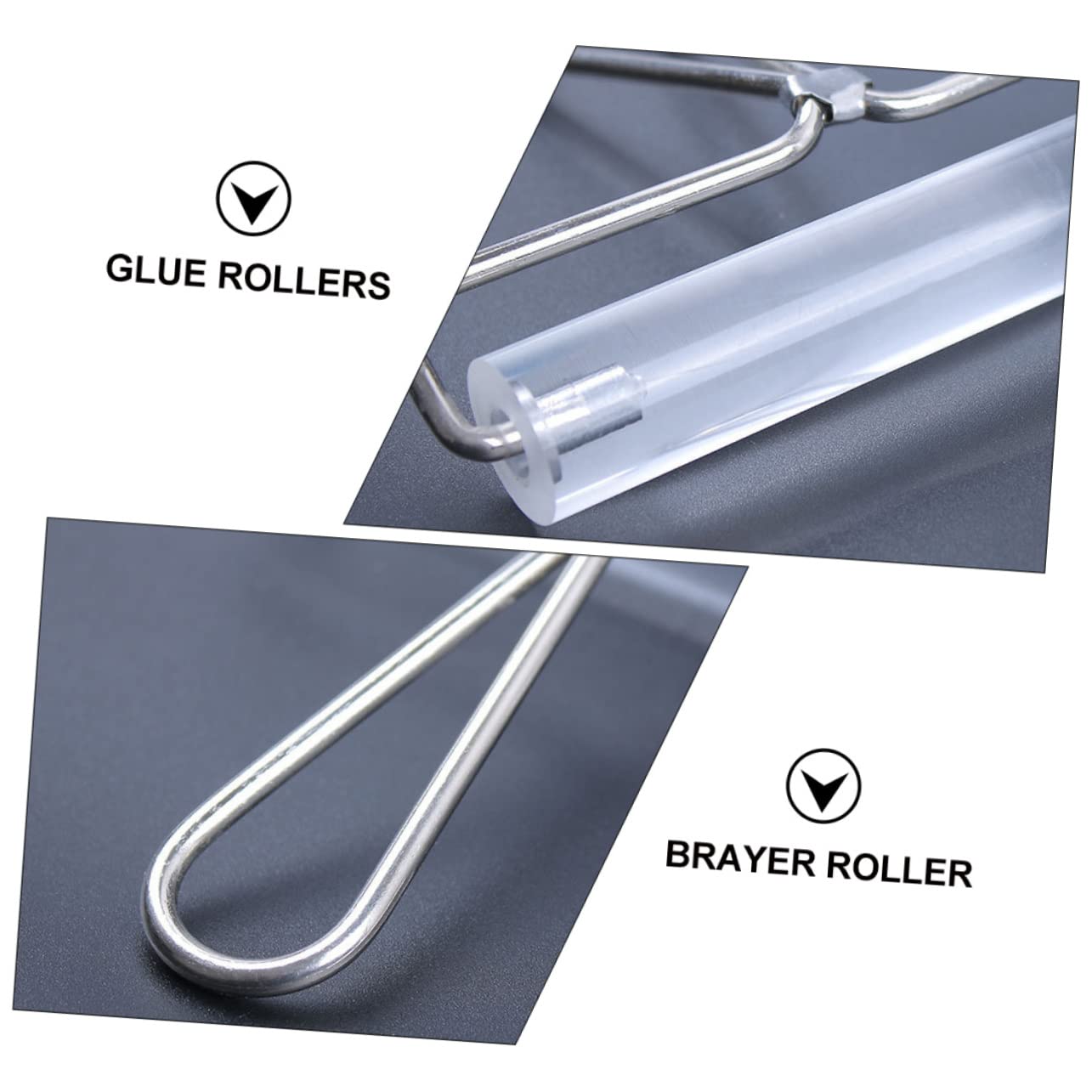 CIMAXIC Roller for Art Craft 2pcs Stamping Rollers Strong Covering Function Ideal for Printing