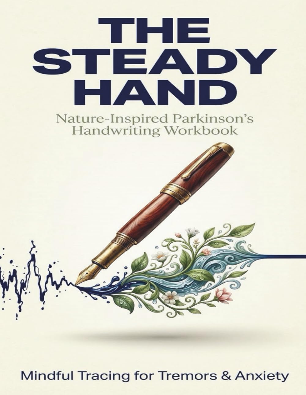 THE STEADY HAND: Nature-Inspired Parkinson’s Handwriting Workbook: Weighted Line Tracing for Essential Tremor & Anxiety | Large Print Handwriting ... Shaky Hands, Motor Recovery & Stress Relief