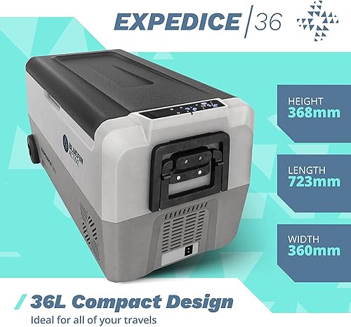 Miniatura 8 de Active Expedice 36L  Refrigerador de viaje portátil  Tecnología avanzada de refrigeración y congelación  Carga eficiente de energía  Compartimentos