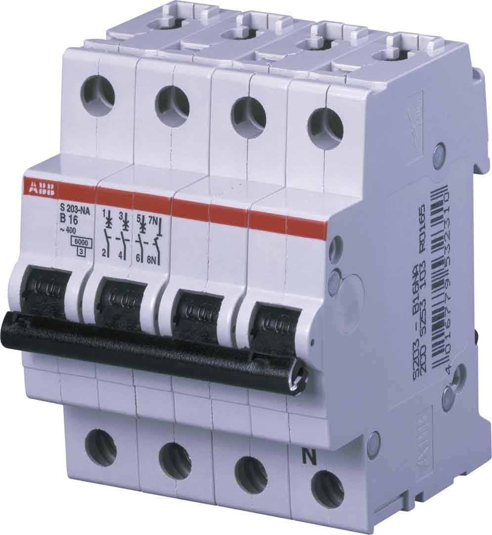 ABB Stotz S & J Switch 10 KA 13 B 3P + N (4P) S 203 MB 13 NA