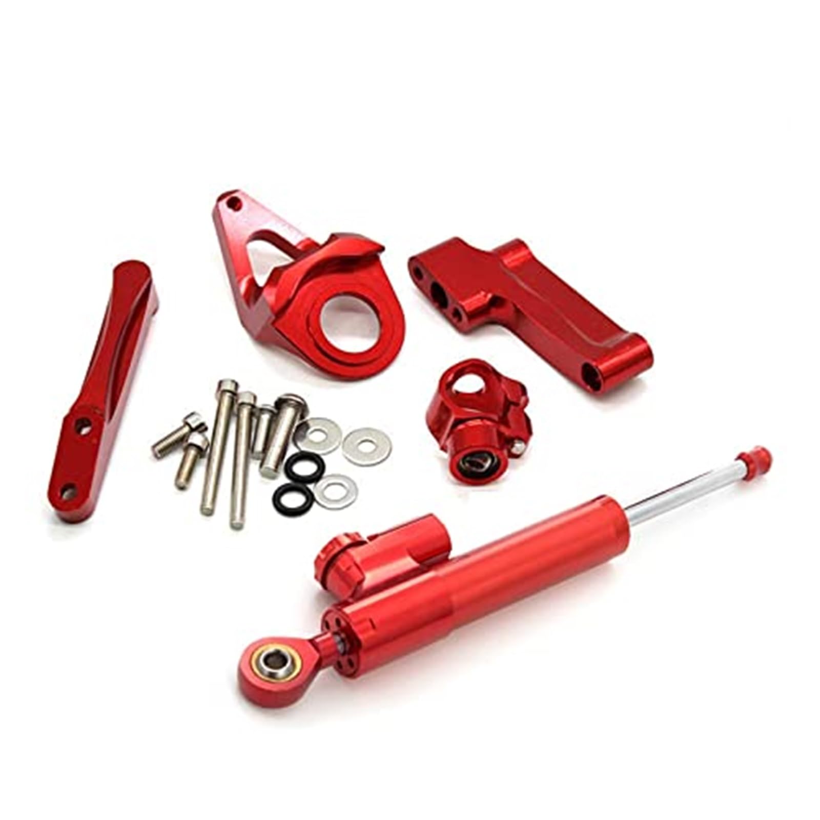 Motocykl stabilizator z włókna węglowego, GSX1300R, dla HAYABUSA, 1998-2019 zestaw wspornika montażowego amortyzatorów Jednostka sterująca jazdą motocyklem(BLACK 17)