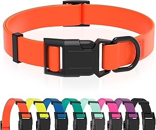 Nimble Wasserdichtes Hundehalsband, leicht zu reinigendes Gummihalsband mit Schnellverschluss, passend für kleine, mittlere oder große Hunde product image