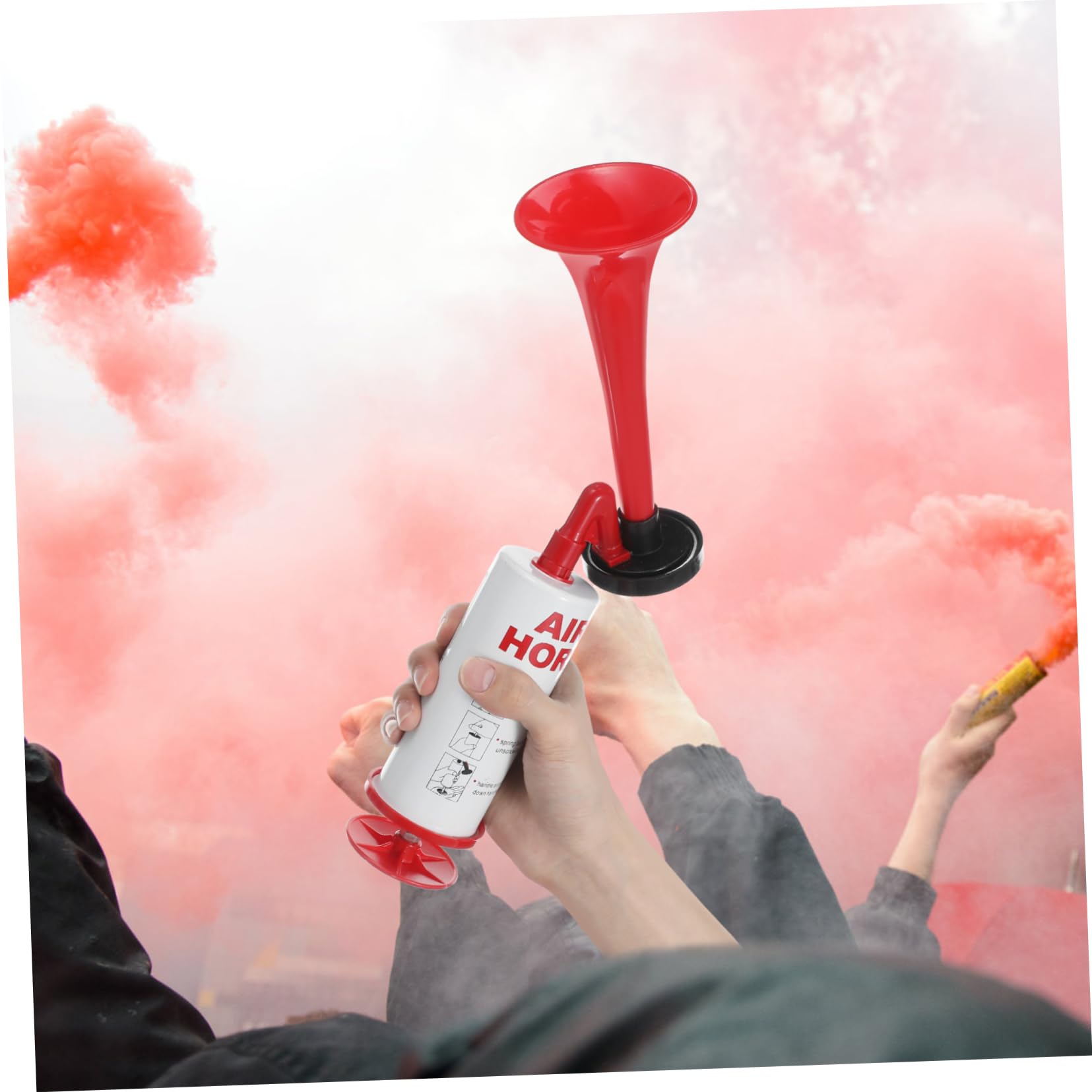 HEMOTON 3 Trombe Ad Aria per Eventi Calcistici Trombe Ad Aria per di Calcio Bomboniere per Feste di Calcio